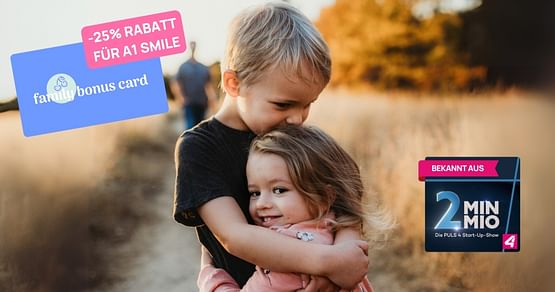 Mit der family bonus card eröffnen wir Familien exklusiven Zugang zu einzigartigen Freizeit- und Urlaubsangeboten – damit jede gemeinsame Minute unvergesslich wird und Sie dabei bares Geld sparen.